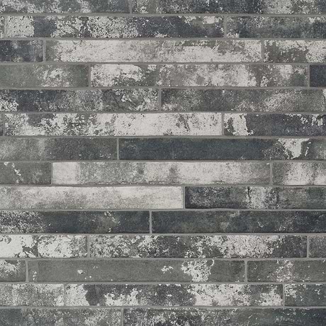 Alto Brick Dark Gray 2x18 Matte Porcelain Tile