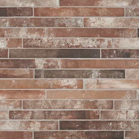 Alto Brick Red 2x18 Matte Porcelain Tile