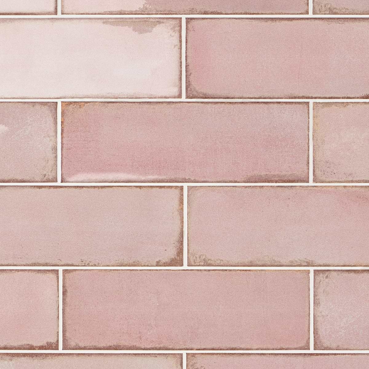 Shop Close Out-Bernalillo Rose Pink 4x12 Polished Ceramic Tile