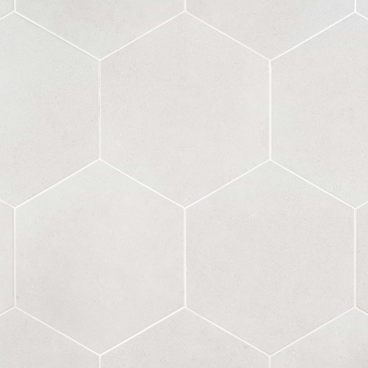 Piaka Cement White 12.5" Hex 
