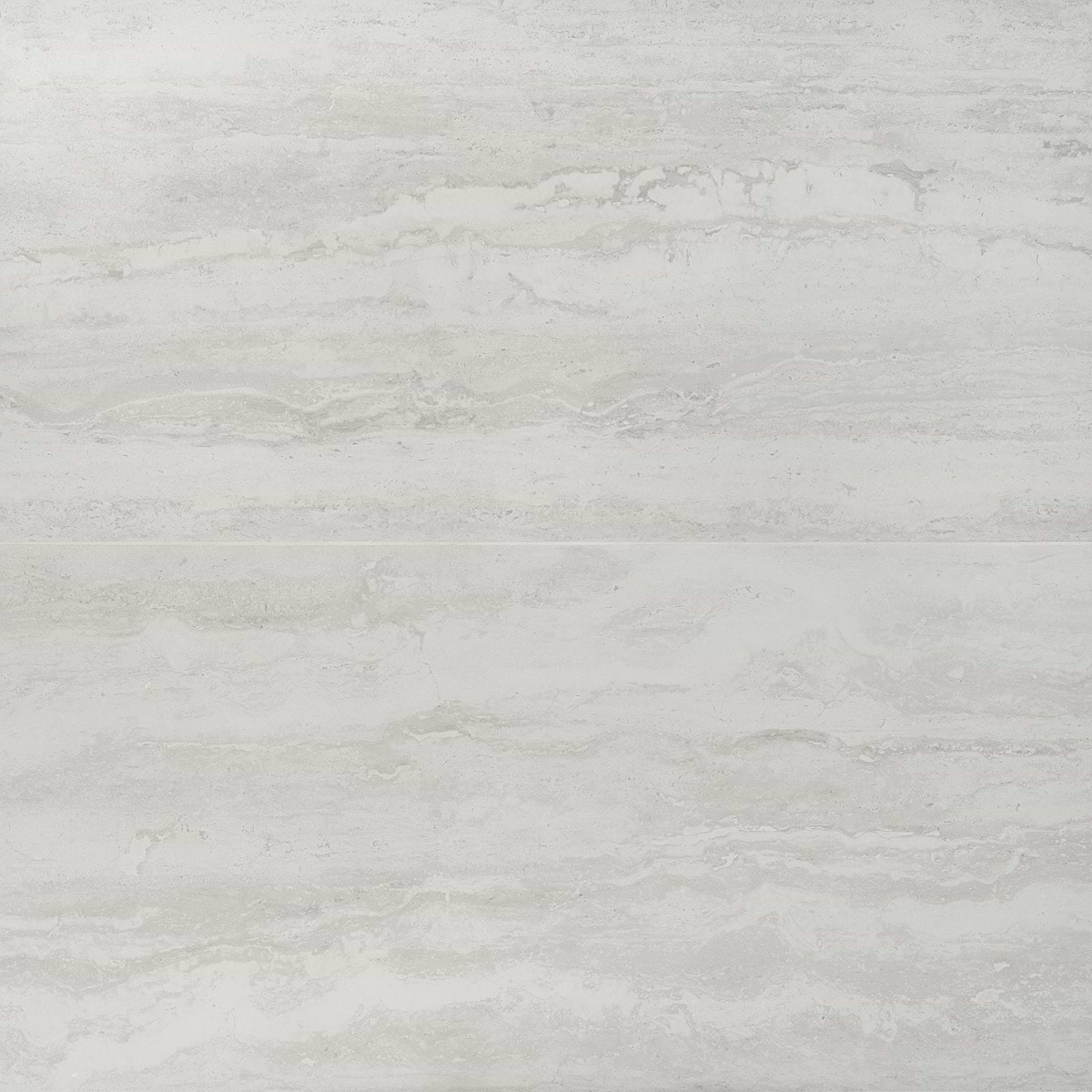Everyday Travertine Cotton White 24x48 Matte Porcelain Tile