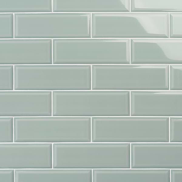 Beverly Green 4x12 Beveled Glossy Ceramic Subway Tile