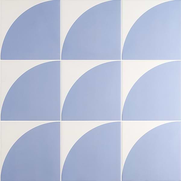 Stacy Garcia Maddox Deco Floor Azul 8x8 Matte Porcelain