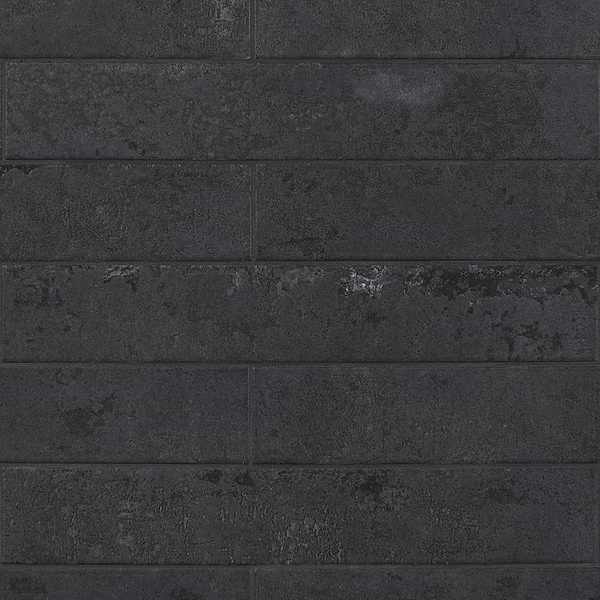 Close Out-Artile Black Gold 2x14 Matte Porcelain Tile