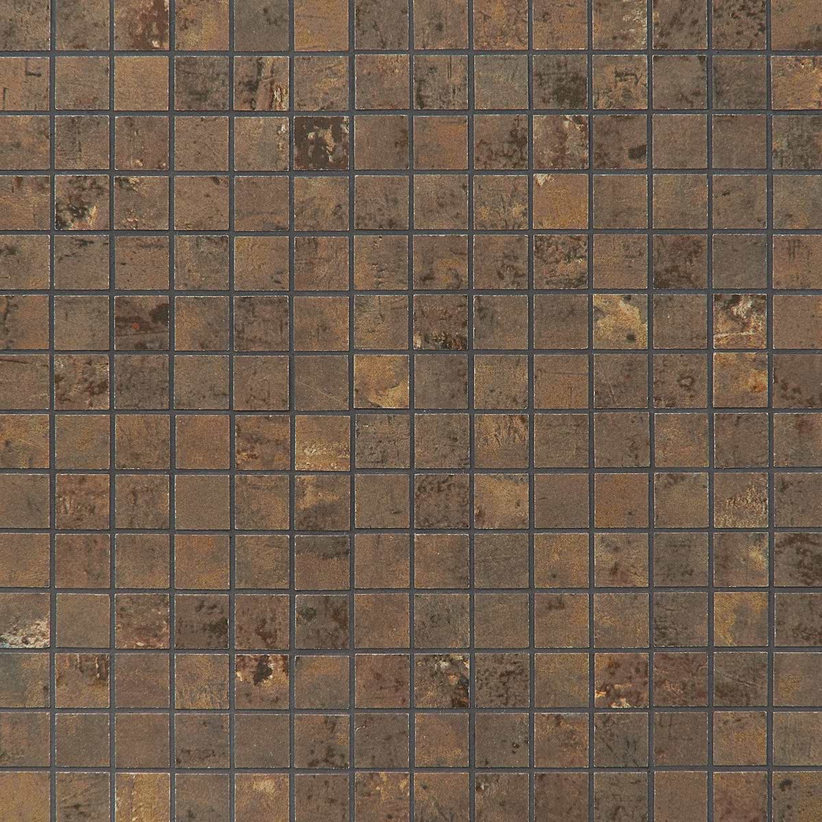 Artile Copper 1x1 Matte Porcelain Mosaic Tile