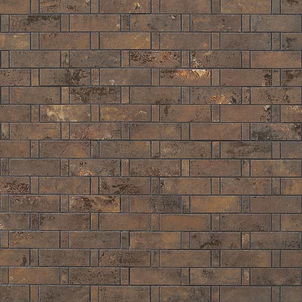 Artile Copper 1x3 Weave Matte Porcelain Mosaic Tile