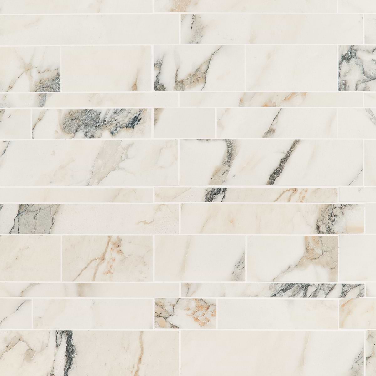 Lithe Calacatta Rustico Railroad Matte  Porcelain