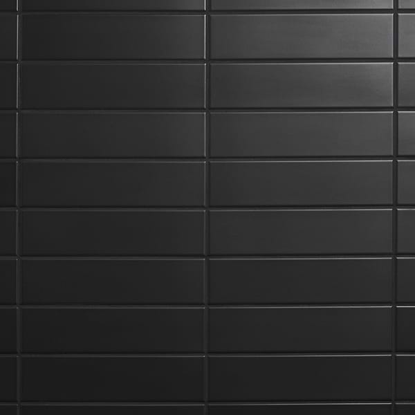 Saera Black 3x11 Matte Porcelain