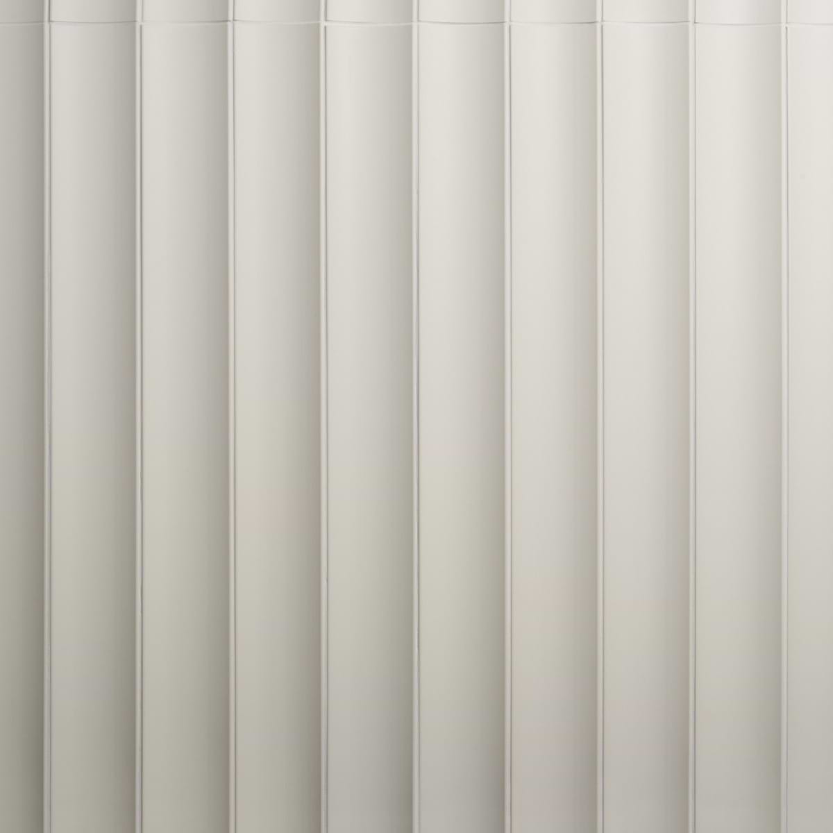 Saera White Fluted Column 4x36 Tile Matte Ceramic