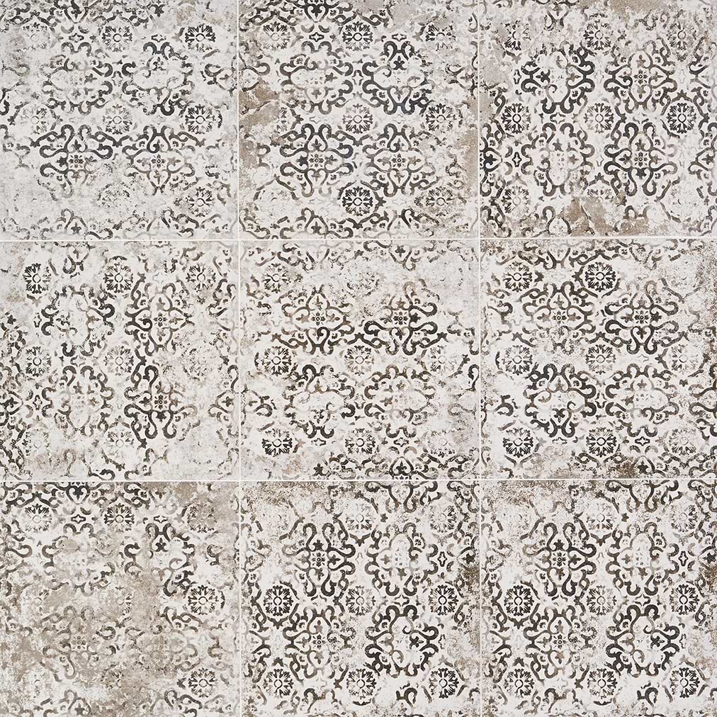 Tapestry Nera 8x8 Matte Porcelain Tile