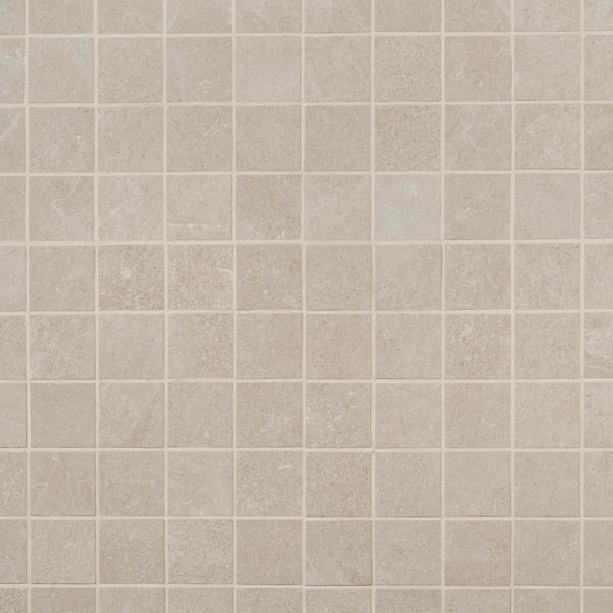 Motley Crema Beige 2x2 Limestone Look Matte Porcelain Mosaic Tile