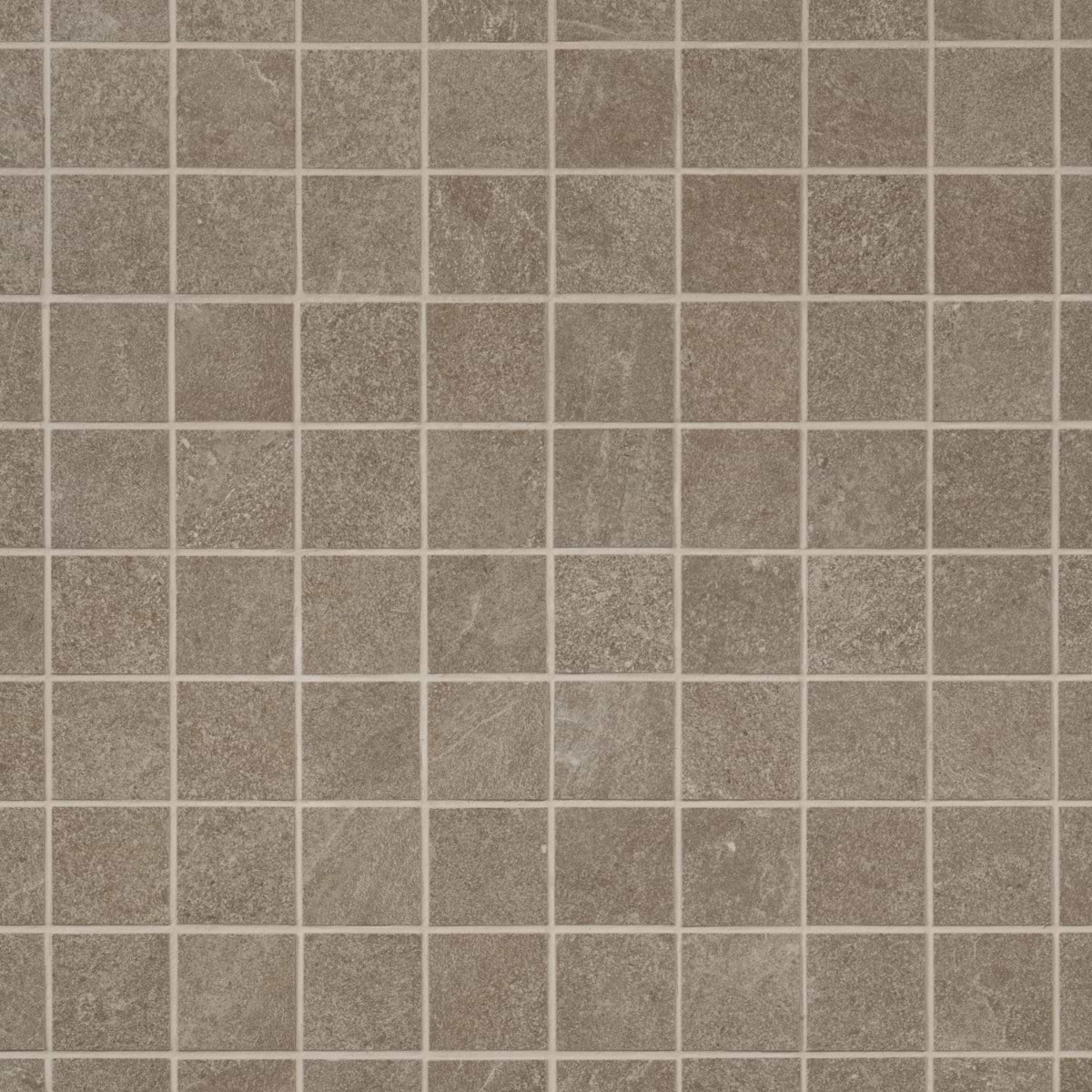 Motley Caramel Brown 2x2 Limestone Look Matte Porcelain Mosaic Tile
