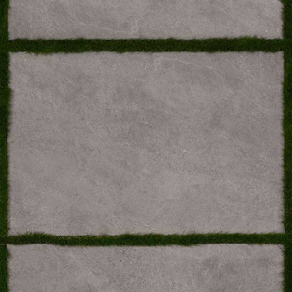 Motley Slate Gray 24x36 2CM Limestone Look Matte Porcelain Paver