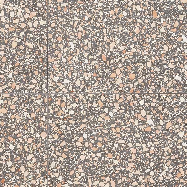 Italy Terrazzo Dolce Rina Gray 24x24 Honed Terrazzo Tile