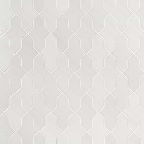 Malta Cruz White Terracotta Look Polished Porcelain Tile