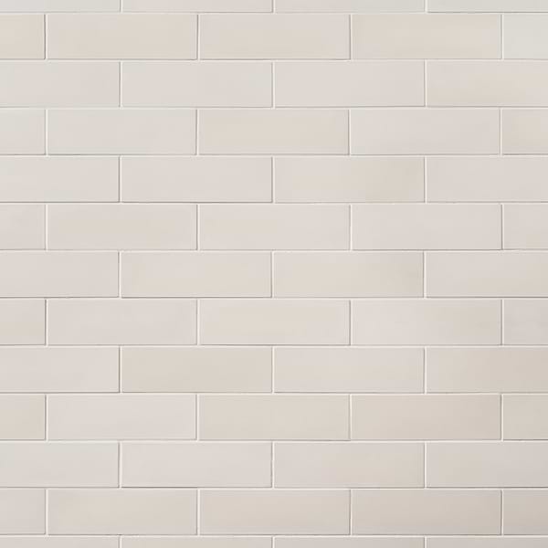 ColorHues Cement Chalk White 2x8 Matte Cement