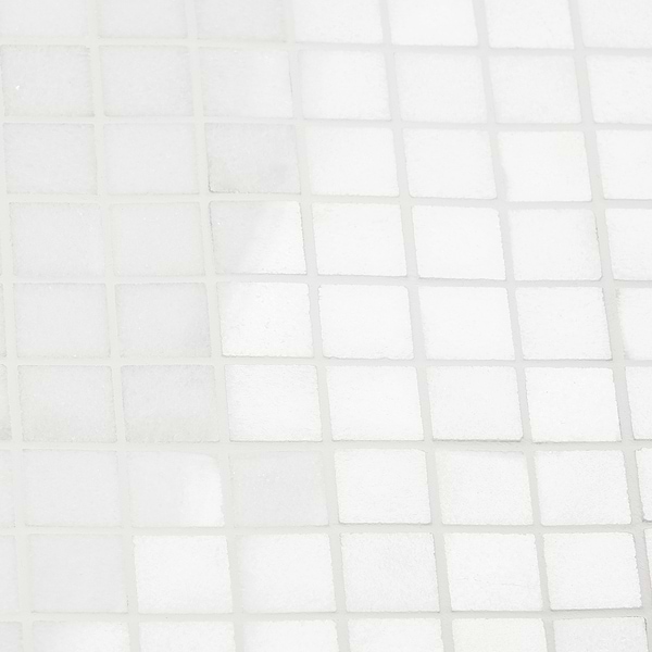 White Thassos 1x1 Squares Polished Marble