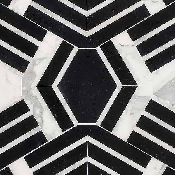 Mezzo Brava Polished Marble Mosaic