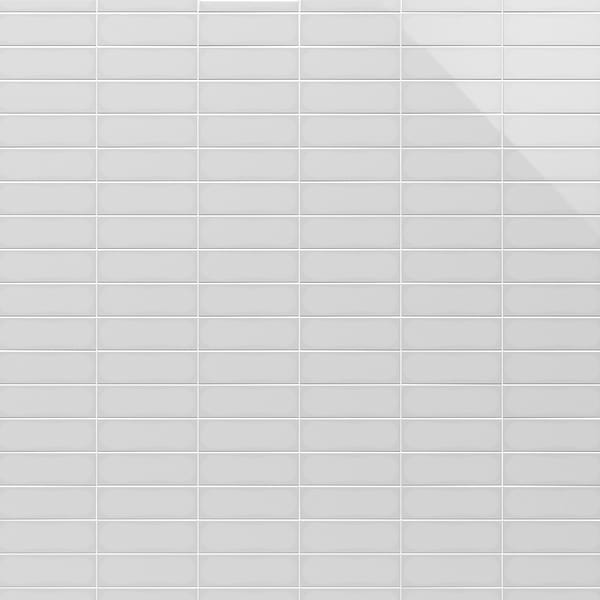 Market Street Light Gray 4X12 Polished Porcelain Tile