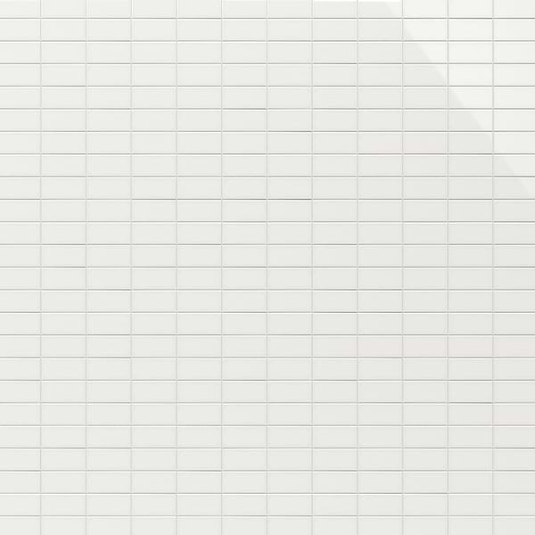 Market Street Monumental Mist White 3X6 Polished Porcelain Tile