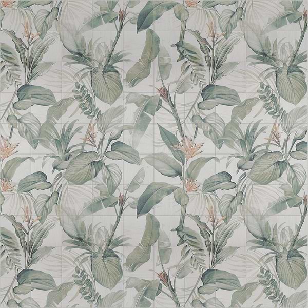 Angela Harris Florista Spring Leaves Mural 8x8 Matte Porcelain