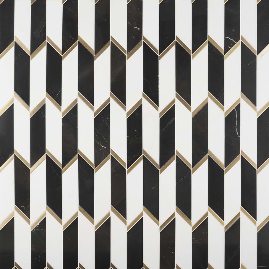 Waltz Classic Brass Polished Marble + Brass