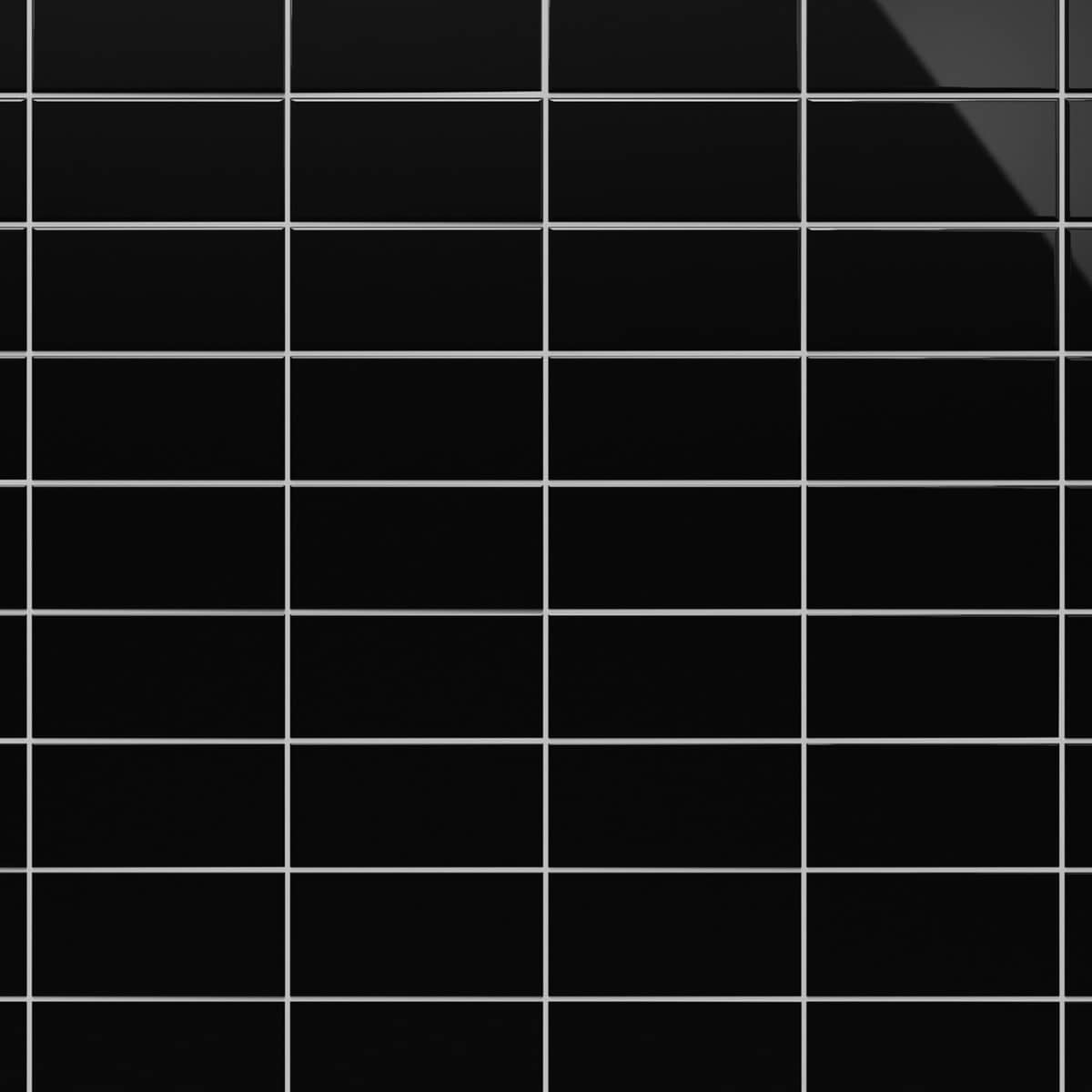Market Street Black 3X6 