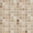 Organic Rug Sand Beige 2x2 Matte Porcelain Mosaic Tile