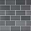 Corso Antracita Gray 4x8 Polished Ceramic Wall Tile