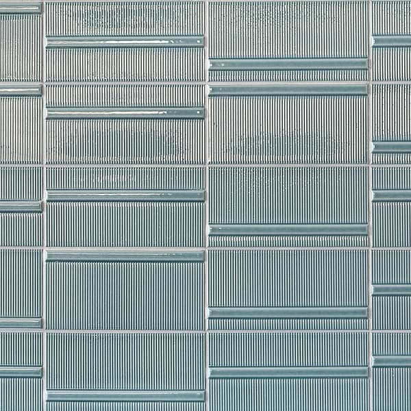 Vector Reverb Azul 4x8 Polished Ceramic Tile