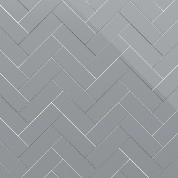 Market Street Gray 4X12 Polished Porcelain Tile
