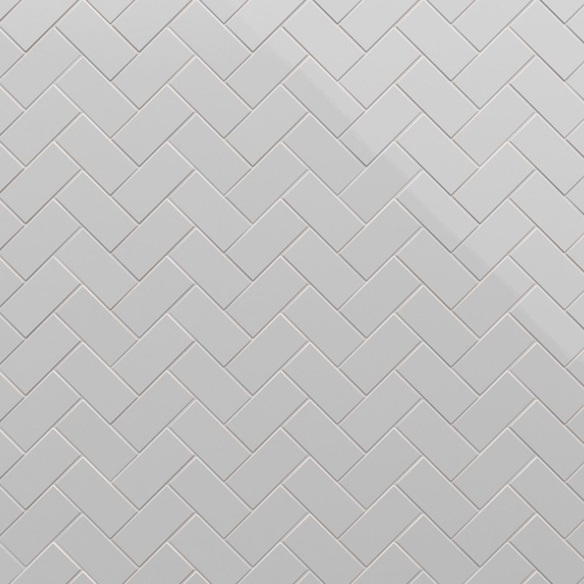 Market Street Light Gray 3X6 Polished Porcelain Tile