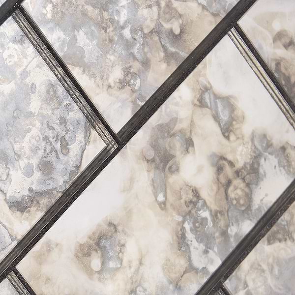 Vilna Antique Mirror Argenta 3x6 Glass Tile