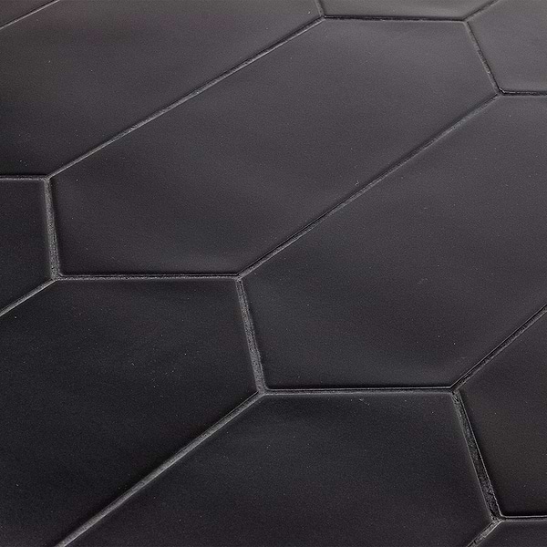 Aliante Black 4x12 Porcelain Tile