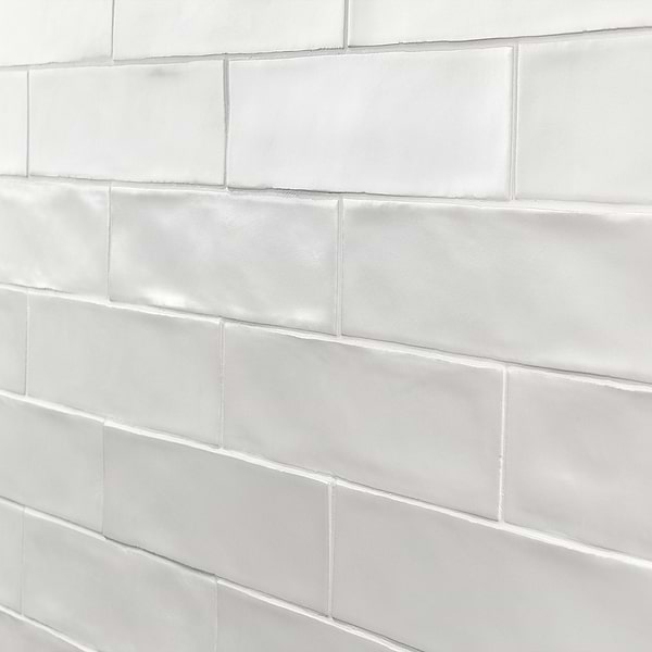 Colonial White 3x12 Matte Ceramic Subway Wall Tile
