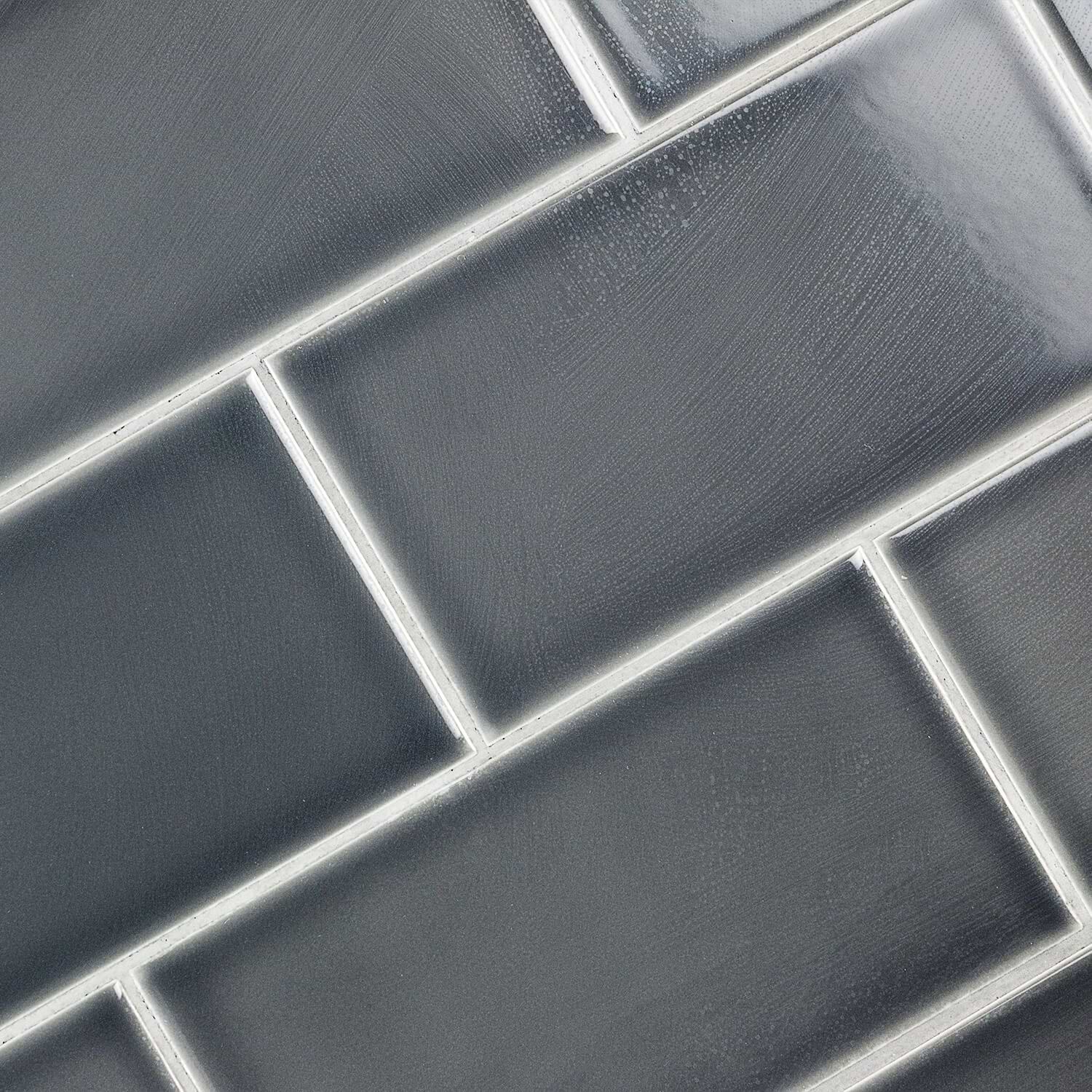 Shop Close Out - Corso Antracita Gray 4x8 Polished Ceramic Wall