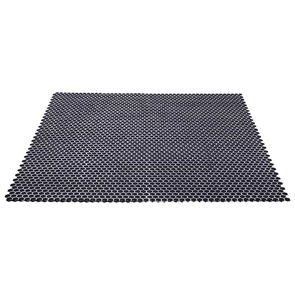 Simple 2.0 Rimmed Cobalt Blue 1" Hexagon Polished Porcelain Mosaic