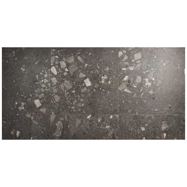 Renoir Grande Antracite Gray 36x36 Semi-Polished Porcelain