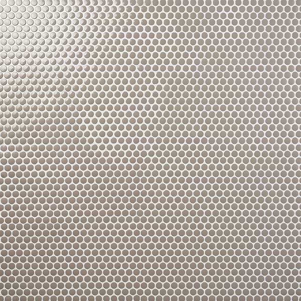 Simple 2.0 Firma Beige 1" Circles Polished Porcelain Mosaic