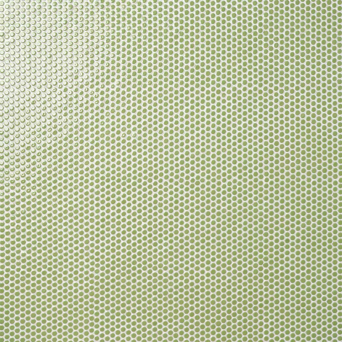Shop Simple 2.0 Rimmed Key Lime Penny Rounds Polished Porcelain Mosaic