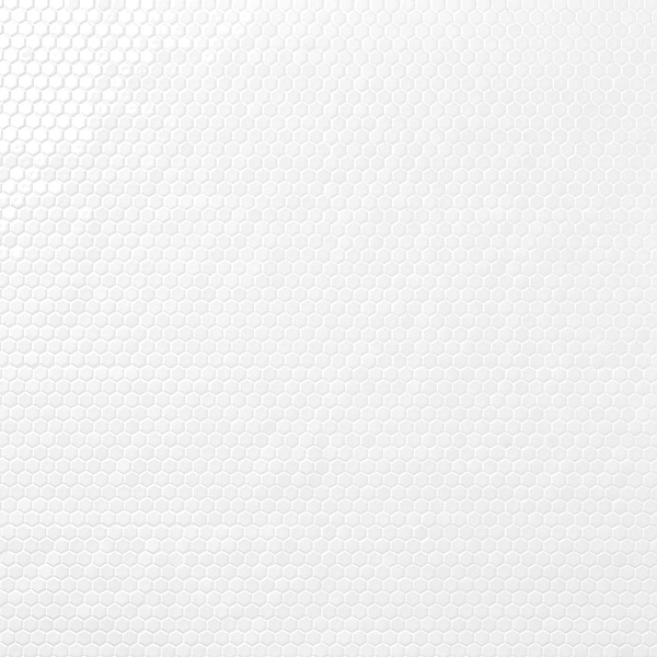 Simple 2.0 Solid White 1" Hexagon Polished Porcelain Mosaic