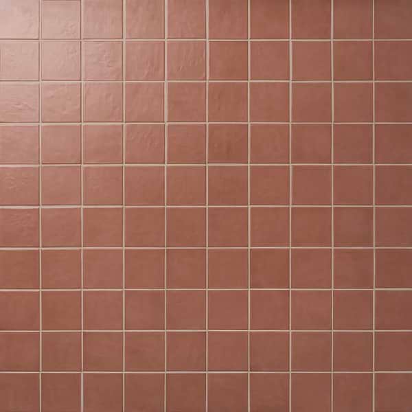 Stacy Garcia Artigo Clay Terracotta 5x5 Matte Ceramic Tile