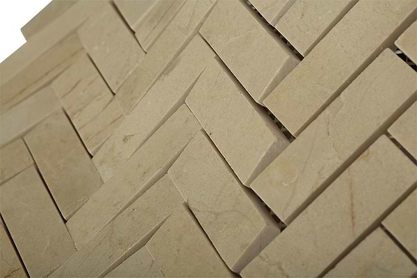 Crema Marfil Herringbone_closeup