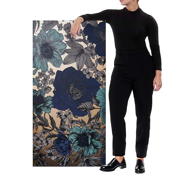 Ambrosia Aquamarine Blue 24x48 Artisan Decor Metallic Matte Porcelain Tile