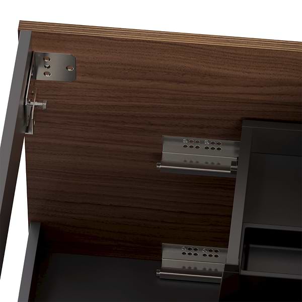 KIT - Melrose Walnut 48" Single Vanity with Nero Marquina Marble Top