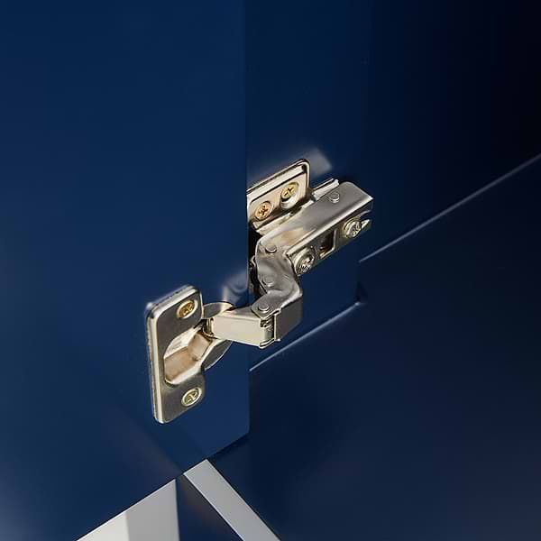 KIT - Sheraton 24" Navy Vanity with Carrara Marble Top and Ceramic Basin