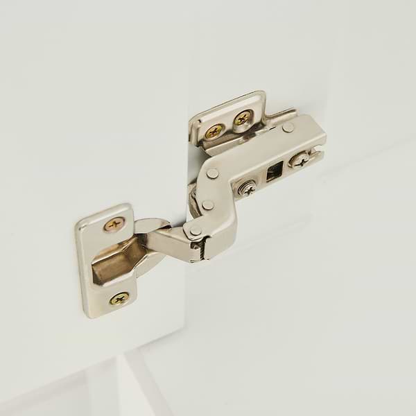 KIT - Close Out - Sheraton 24" White Vanity with Carrara Marble Top and Ceramic Basin