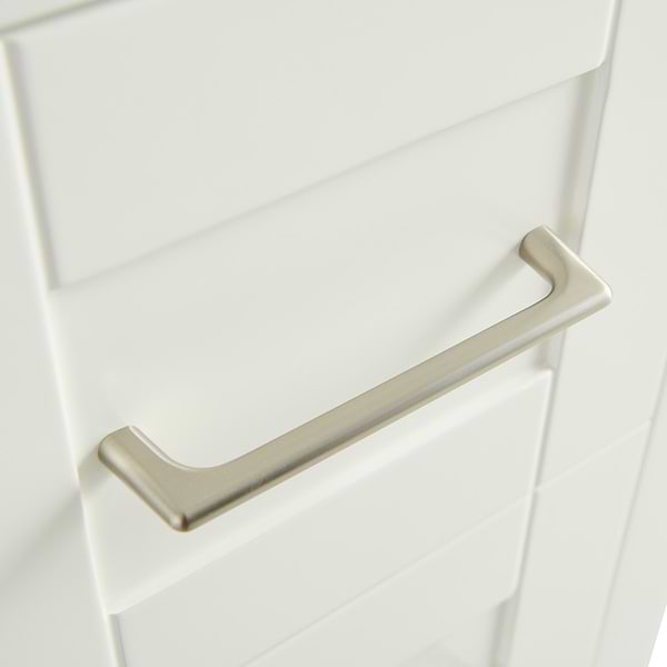 KIT - Sheraton 36" White Vanity with Pure White Quartz Top and Ceramic Basin