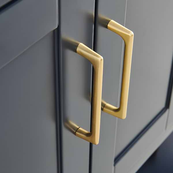 KIT - Close Out - Sheraton 36" Navy Vanity with Pure White Quartz Top and Ceramic Basin