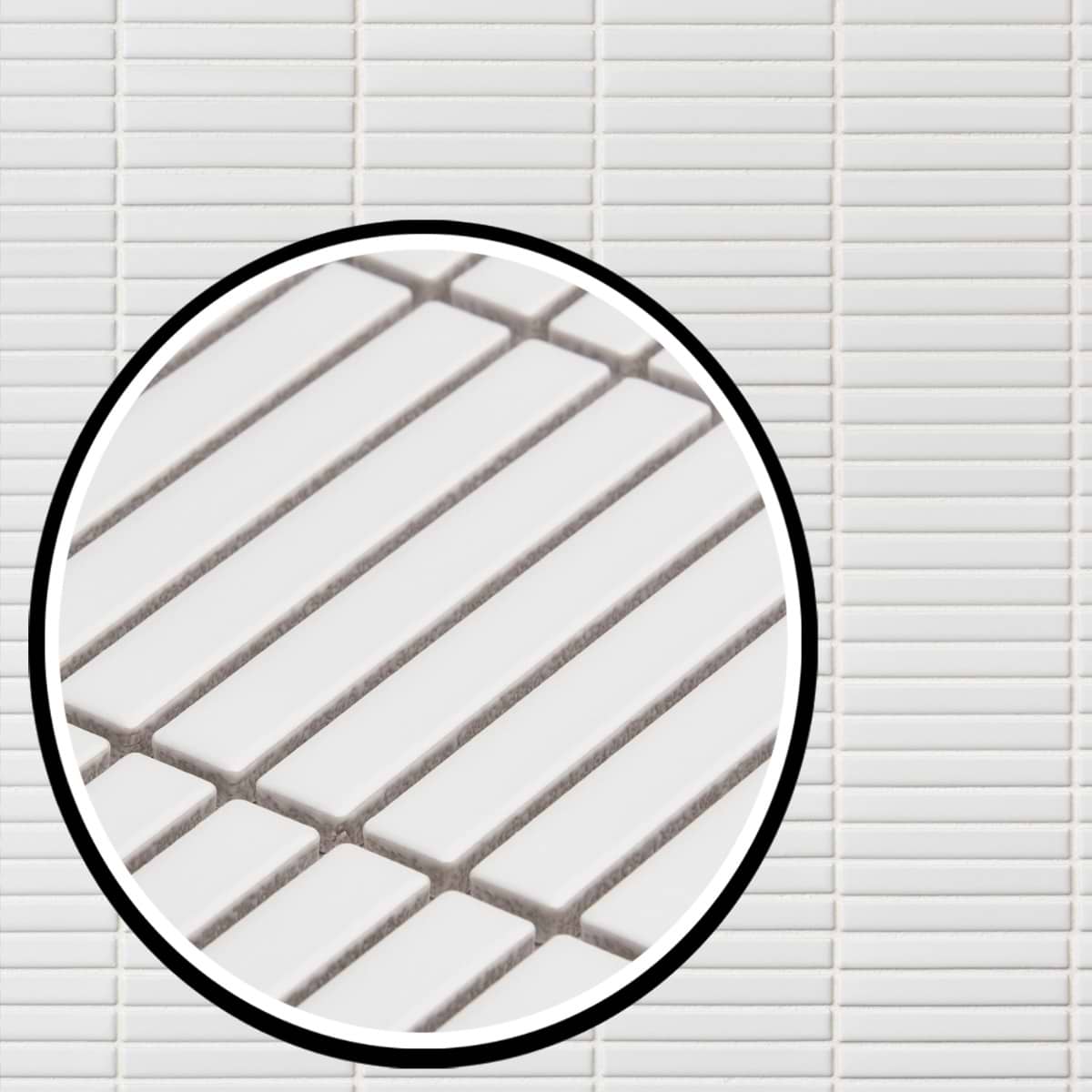 Motek White Matte Tri Stacked 